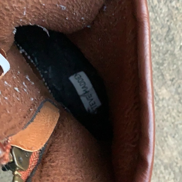 Steve Madden Tillis Weather rain Boots navy brown - Picture 8 of 10